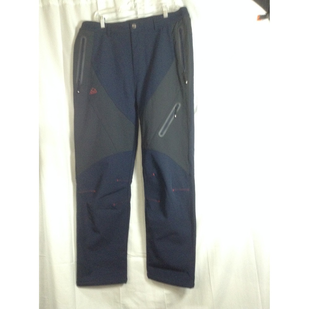 Outdoor‎ Sports Men's Hiking Pants Waterproof Quick Dry Navy/Black Size 36